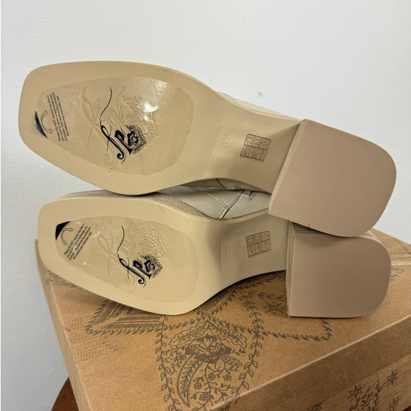 Free People Ruby Platform Bootie in Bone Size EU 39.5 - Picture 9 of 10